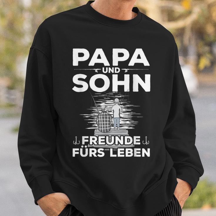 Stolzer Papa Sohn Angeln Partnerlook Boss Sweatshirt Geschenke für Ihn