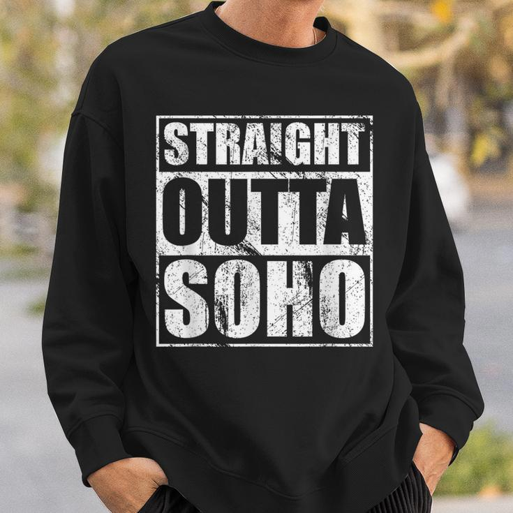 Straight Outta Soho Nyc Manhattan Pride Sweatshirt Gifts for Him