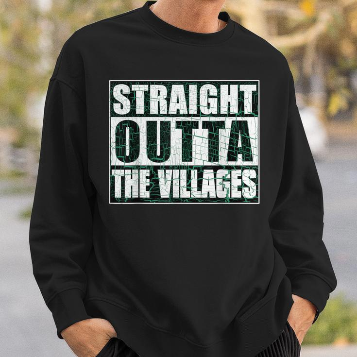 Straight Outta Villages Florida Holiday Hometown Pride Sweatshirt Gifts for Him
