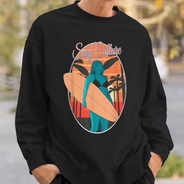 Surf Culture Summer Apparel Sweatshirt Gifts for Him