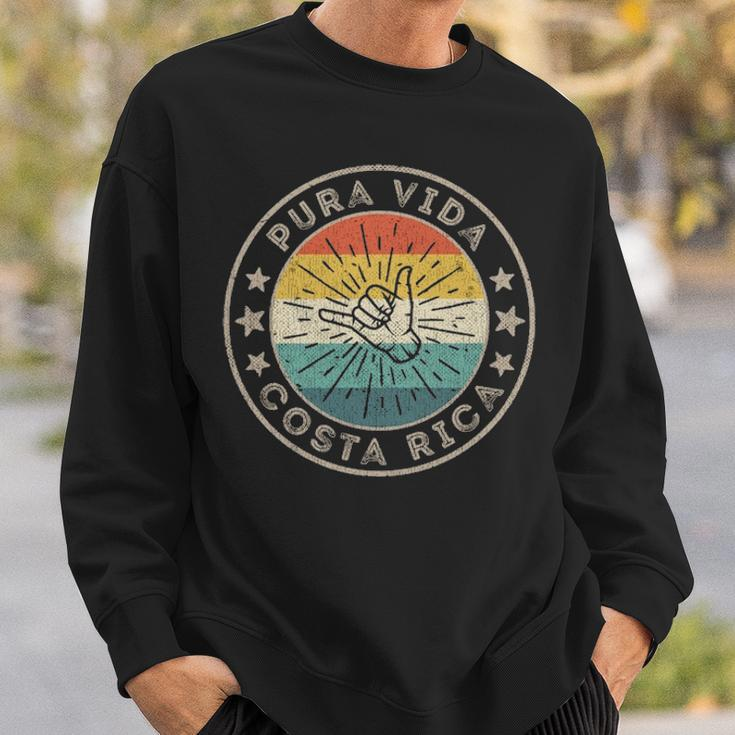 Surf Quote Clothes Surfing Accessories Costa Rica Souvenir Sweatshirt Gifts for Him