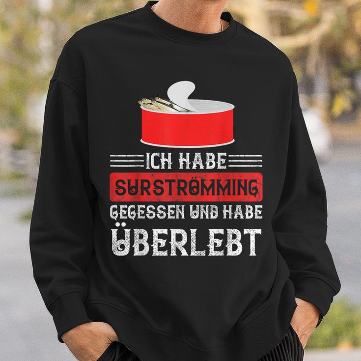 Surströmming Sweden Hering Survivor S Sweatshirt Geschenke für Ihn