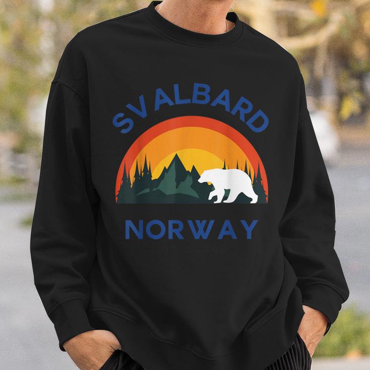 Svalbard Spitzbergen Norway Sweatshirt Geschenke für Ihn