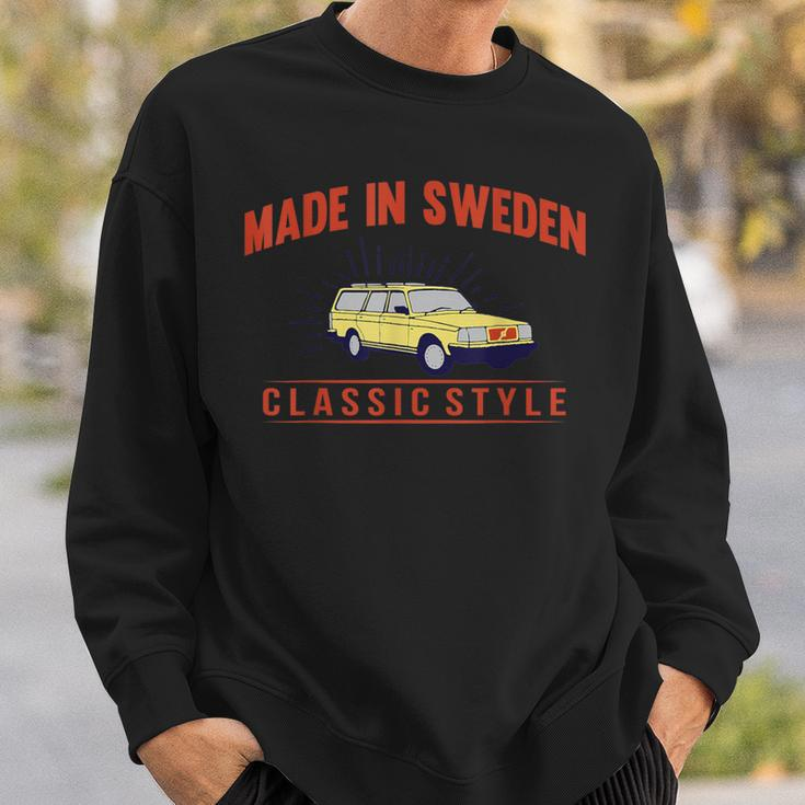 Sweden Car V 240 For Car Lovers Sweatshirt Geschenke für Ihn