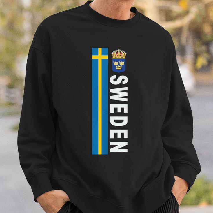 Sweden Soccer-Style Swedish Flag Sweatshirt Gifts for Him