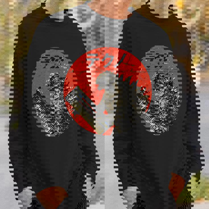 Synthesizer Analogue Japanese Synth Monster Retro Gear Vintage Sweatshirt Gifts for Him