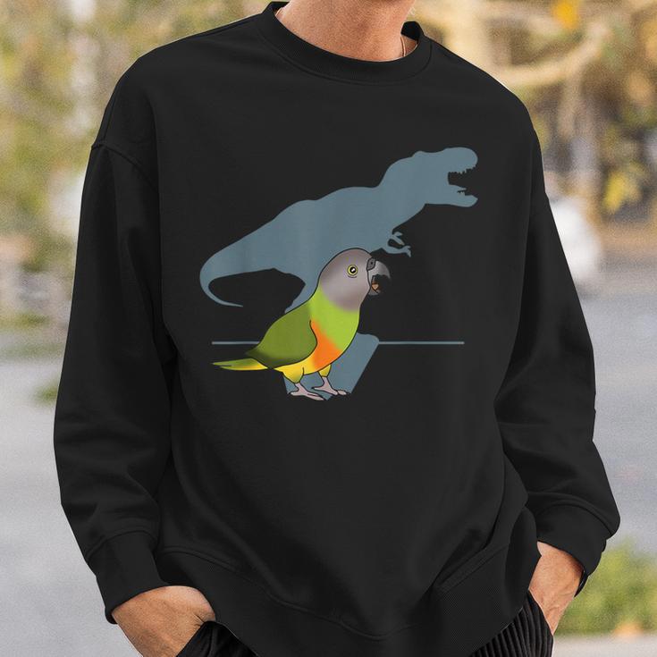 T-Rex Senegal Parrot Birb Memes Dinosaur Parrot Sweatshirt Gifts for Him