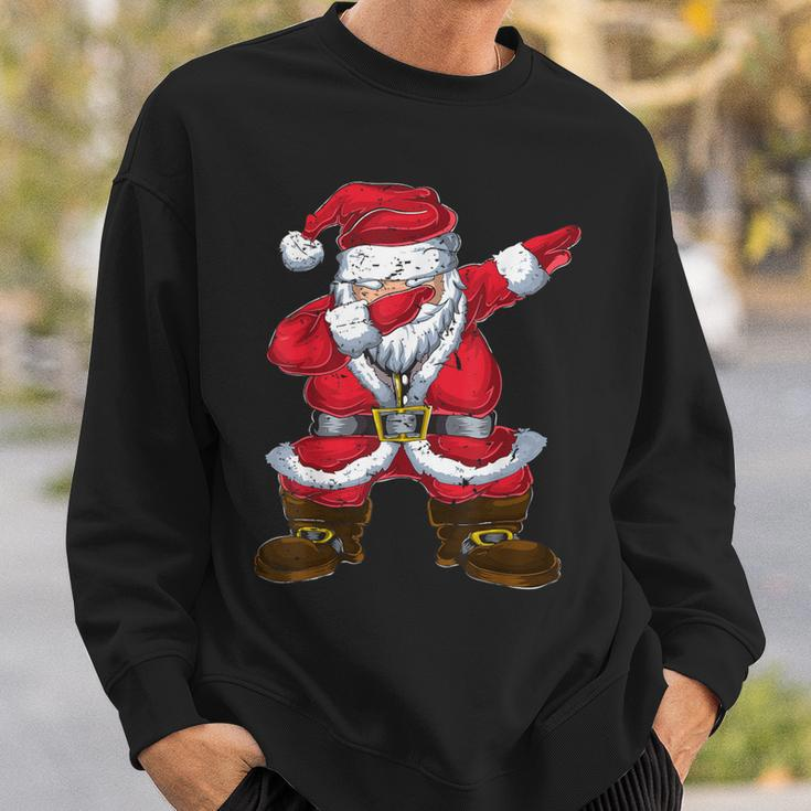 Tanzender Santa Claus Dabbing Weihnachtsmann Weihnachten Sweatshirt Geschenke für Ihn