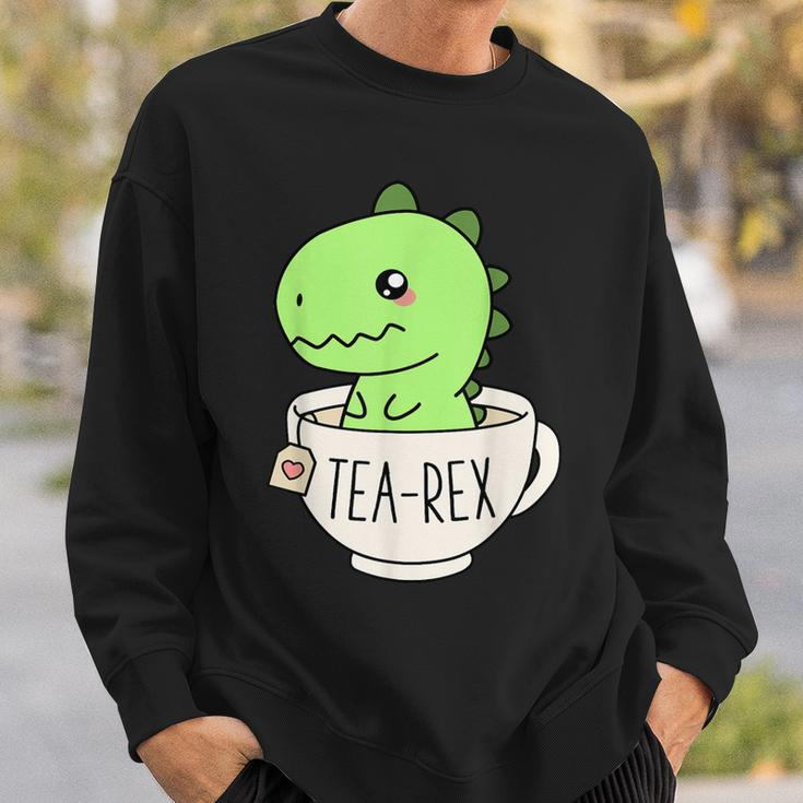Tea-Rex Cute T-Rex Dinosaur Kawaii Dino Pun Sweatshirt Geschenke für Ihn