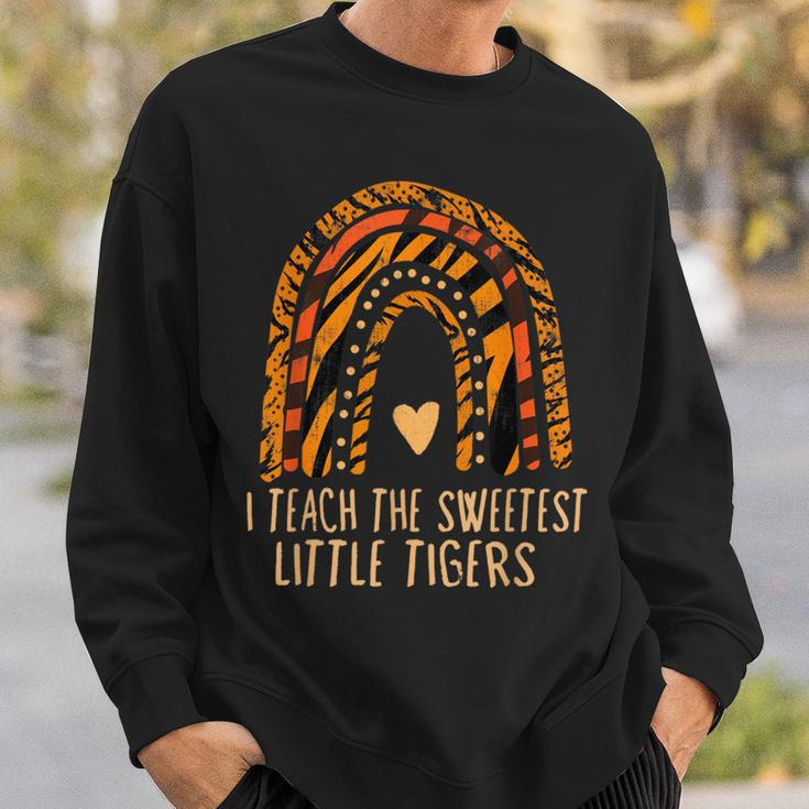 I Teach Sweetheart I Teach The Sweetest Little Tigers Sweatshirt Gifts for Him
