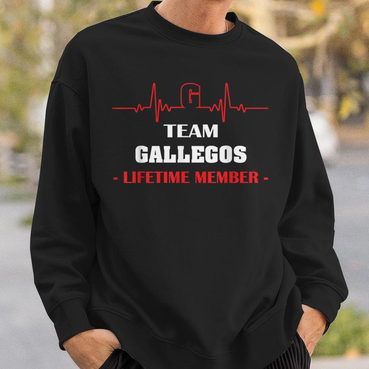 Team Gallegos Lifetime Member Family Youth Kid 5Ts Sweatshirt Gifts for Him