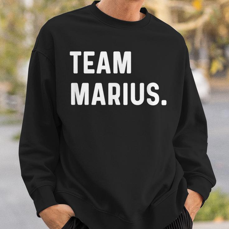 Team Marius Sweatshirt Geschenke für Ihn