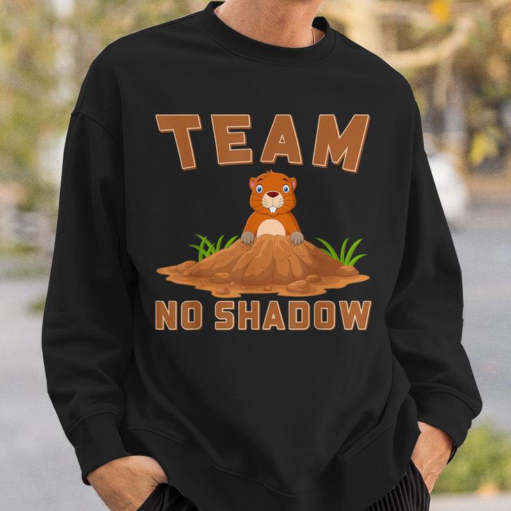 Team No Shadow Groundhog Day Sweatshirt Gifts for Him