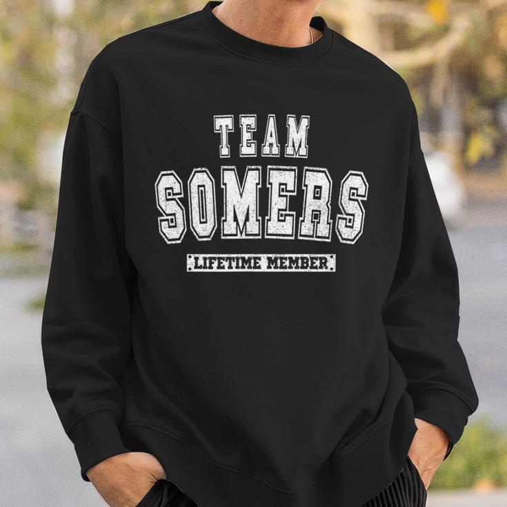 Team Somers Lifetime Member Family Last Name Sweatshirt Gifts for Him