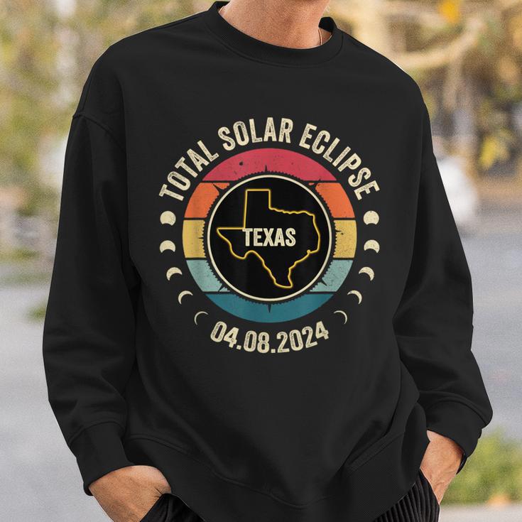 Texas Total Solar Eclipse 2024 American Totality April 8 Sweatshirt Gifts for Him