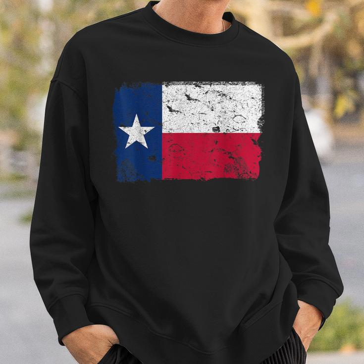 Texas Vintage Flag Sweatshirt Gifts for Him