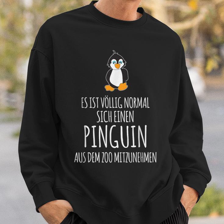 Tierpark Es Ist Öllig Normalig Einen Penguin Aus Der Zoo Sweatshirt Geschenke für Ihn