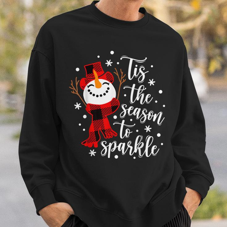 Tis The Season To Sparkle Matching Family Sweatshirt Gifts for Him