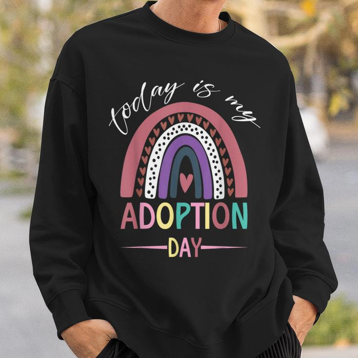 Today Is My Adoption Day National Adoption Day Sweatshirt Gifts for Him