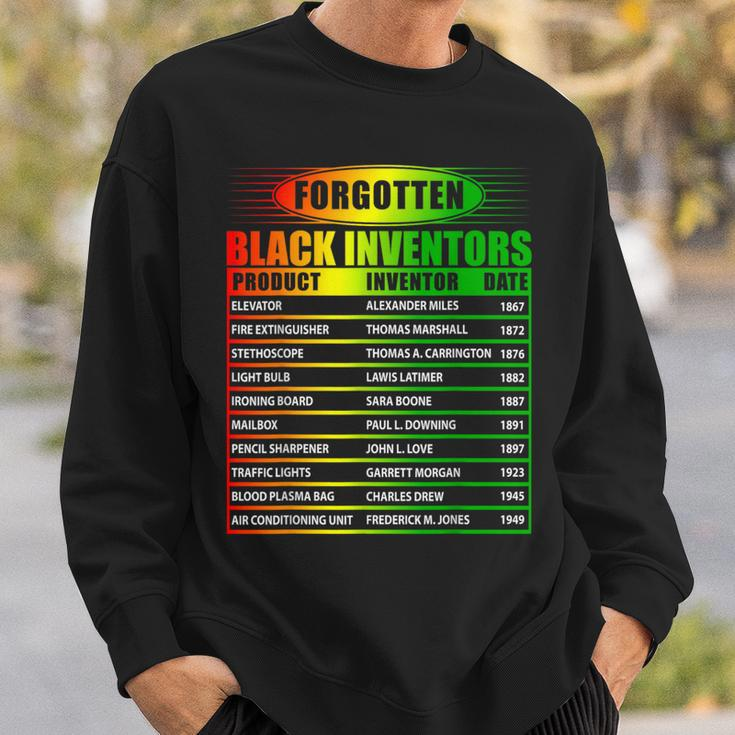 History Of Forgotten Black Inventors Black History Month Sweatshirt Gifts for Him