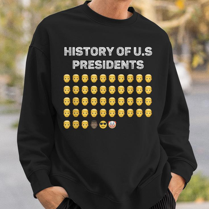 History Of US President 45Th Cool President Sweatshirt Gifts for Him