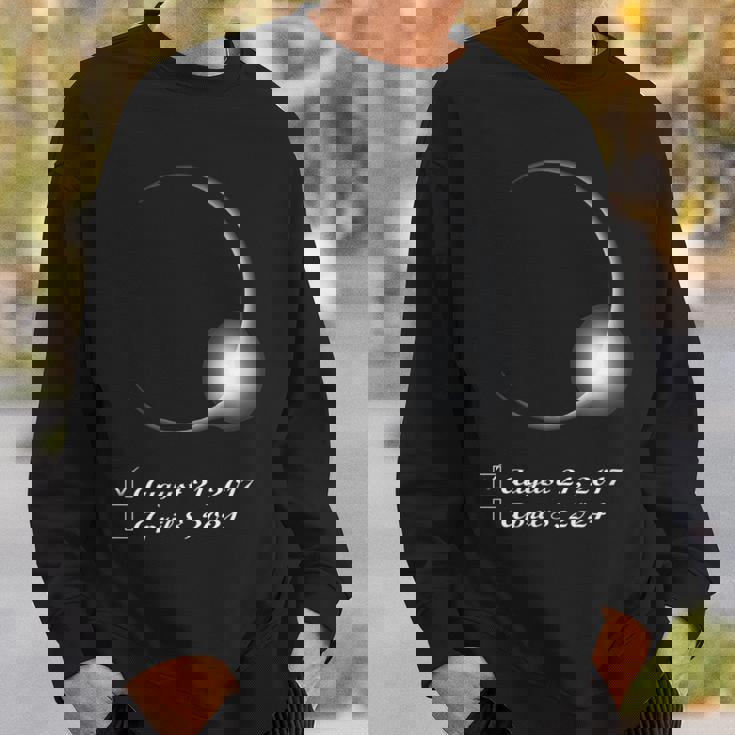 Total Eclipse 2017 And 2024 Totality Sweatshirt Gifts for Him