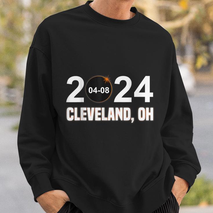 Total Solar Eclipse 04 08 2024 Cleveland Ohio Solar Eclipse Sweatshirt Gifts for Him