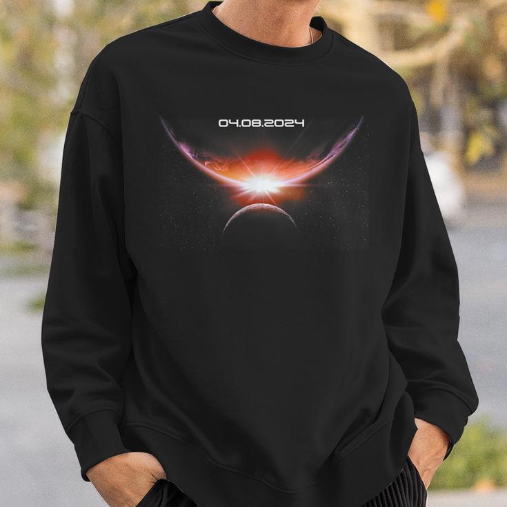 Total Solar Eclipse 2024 Eclipse April 8 2024 Souvenir Sweatshirt Gifts for Him