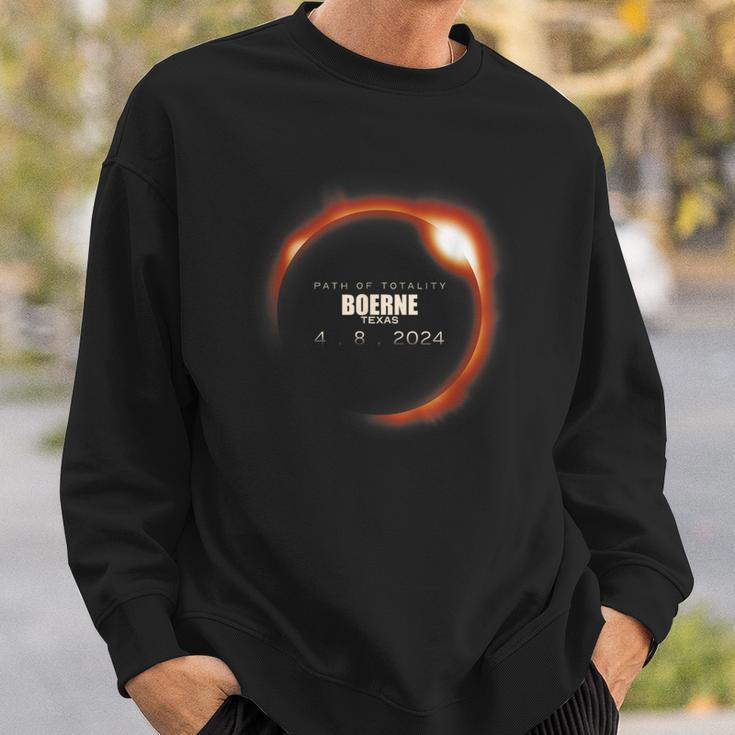Total Solar Eclipse 2024 Boerne Texas April 8 2024 Sweatshirt Gifts for Him