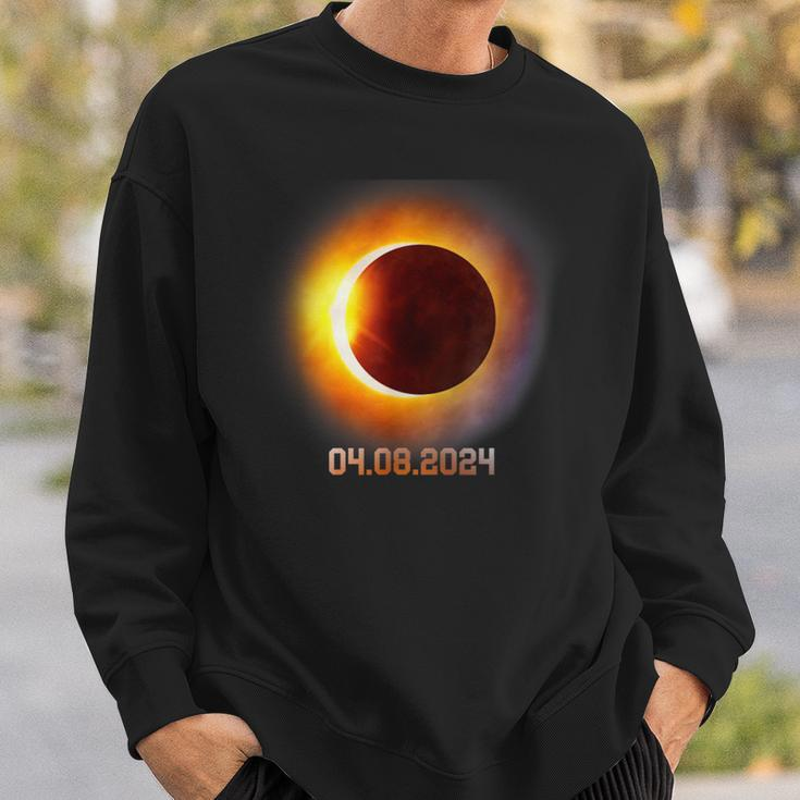 Total Solar Eclipse 2024 Spring April 8Th 2024Sweatshirt Gifts for Him