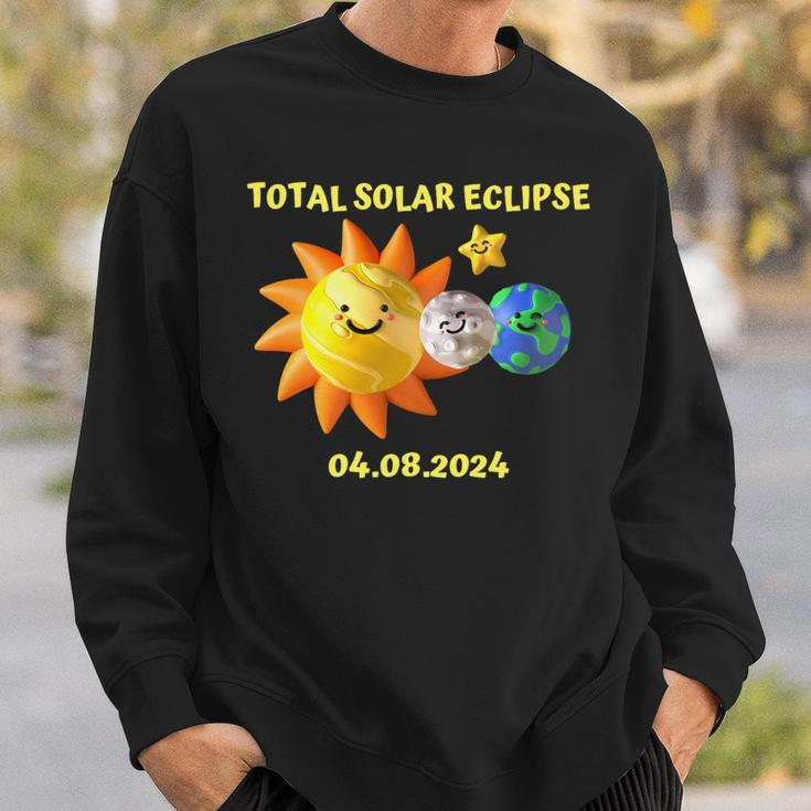 Total Solar Eclipse April 08 2024 Twice In Lifetime Sweatshirt Gifts for Him