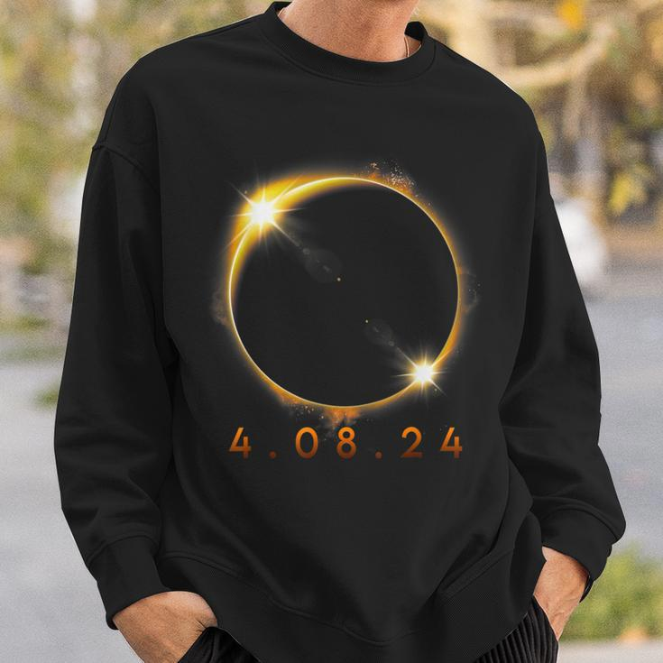 Total Solar Eclipse April 2024 040824 Total Eclipse Totality Sweatshirt Gifts for Him