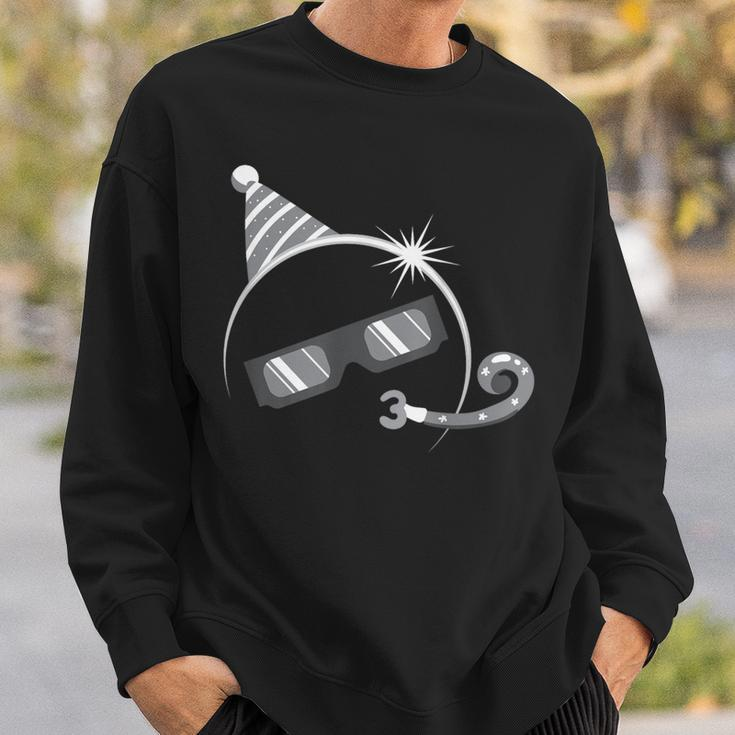 Total Solar Eclipse Birthday Party April 8 2024 Sweatshirt Gifts for Him