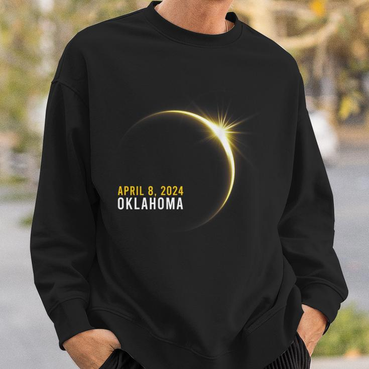 Totality 04 08 24 Total Solar Eclipse 2024 Oklahoma Sweatshirt Gifts for Him