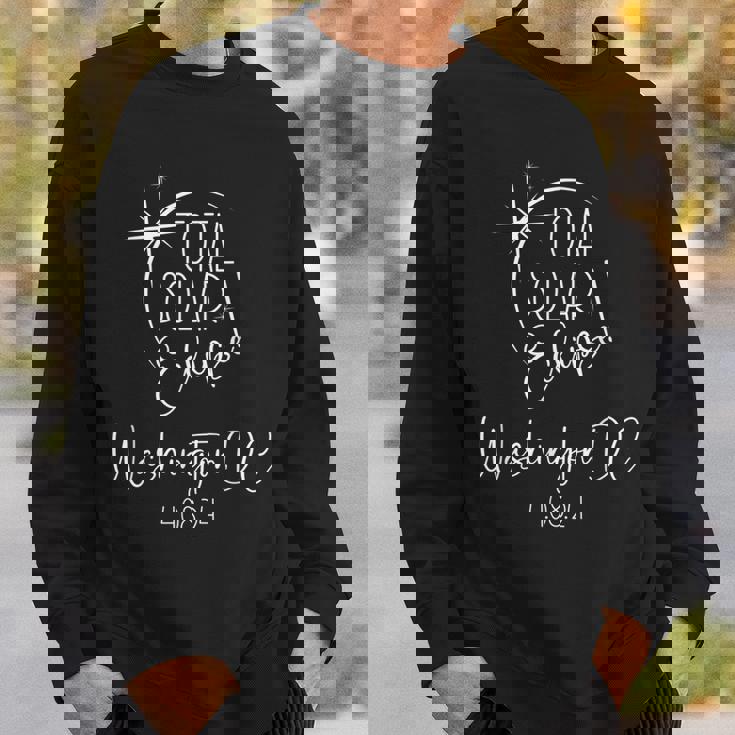 Totality Washington Dc Total Solar Eclipse April 8 2024 Sweatshirt Gifts for Him Totality Washington Dc Total Solar Eclipse April 8 2024 Sweatshirt Gifts for Him