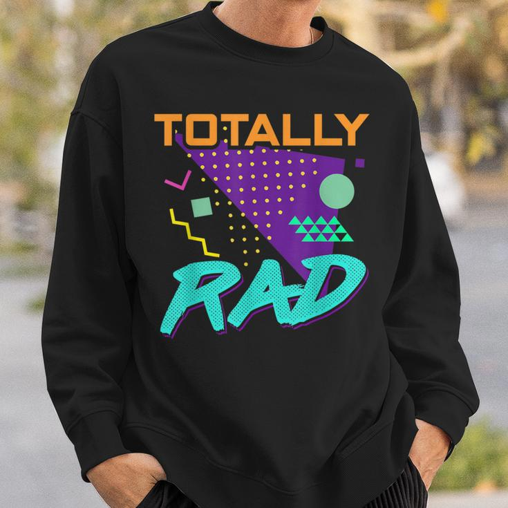 Totally Rad 1980S Vintage Eighties Costume Party Sweatshirt Gifts for Him