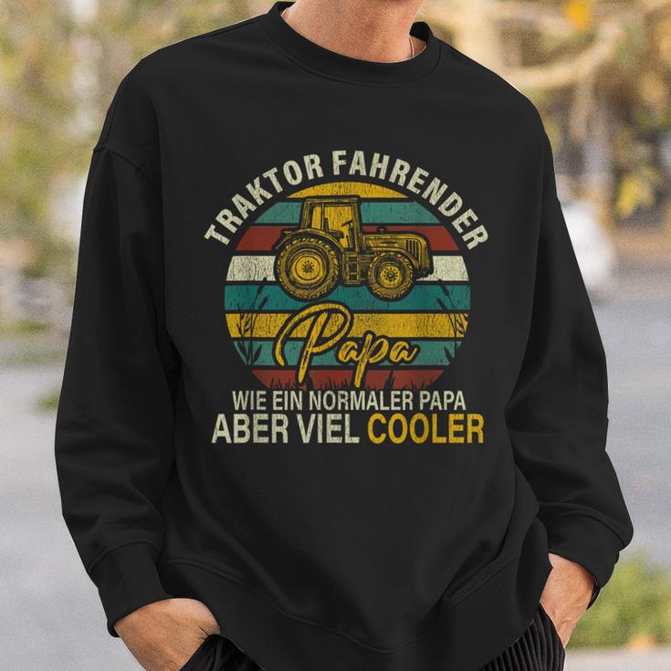 Traktor Driving Dad Cool Farmer Sweatshirt Geschenke für Ihn