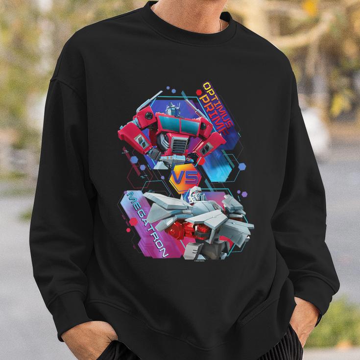 Transformers Earthspark Optimus Prime Vs Megatron Sweatshirt Gifts for Him