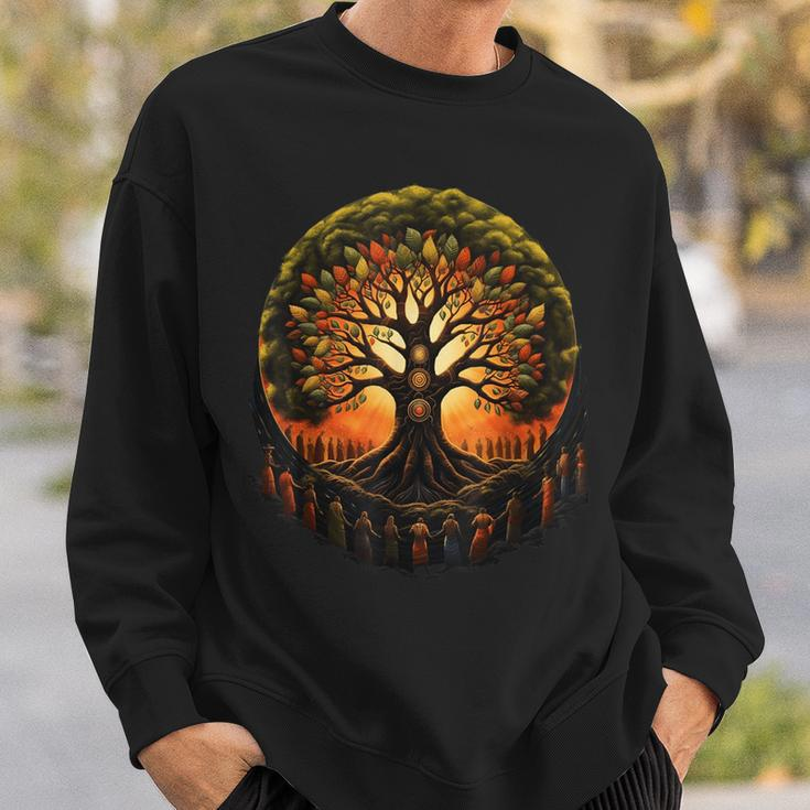 Tree Of Life Black History Kwanzaa American African Roots Sweatshirt Gifts for Him