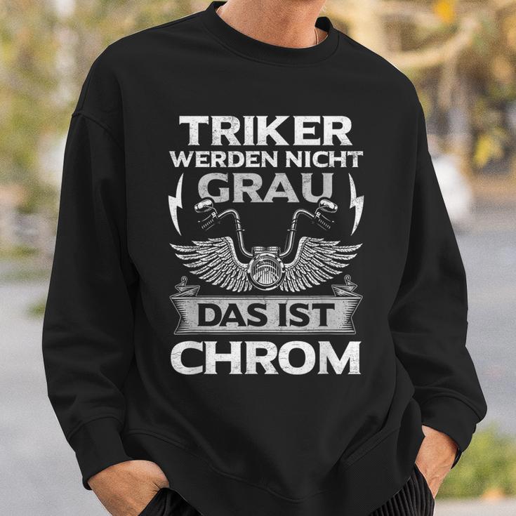 Trike Driver Trikes Motif Tricycle Biker Triker Grandpa Sweatshirt Geschenke für Ihn