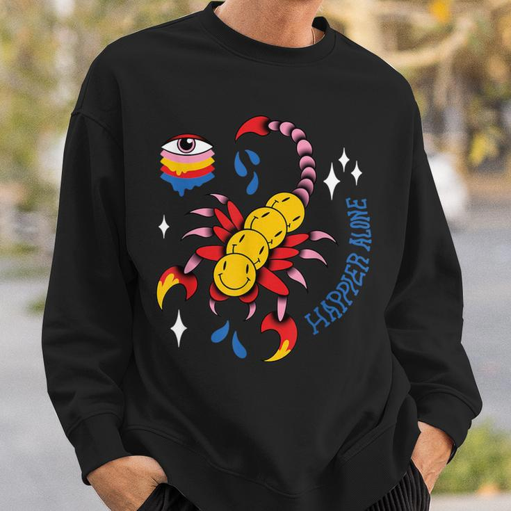Trippy Centipede Tattoo Sweatshirt Geschenke für Ihn