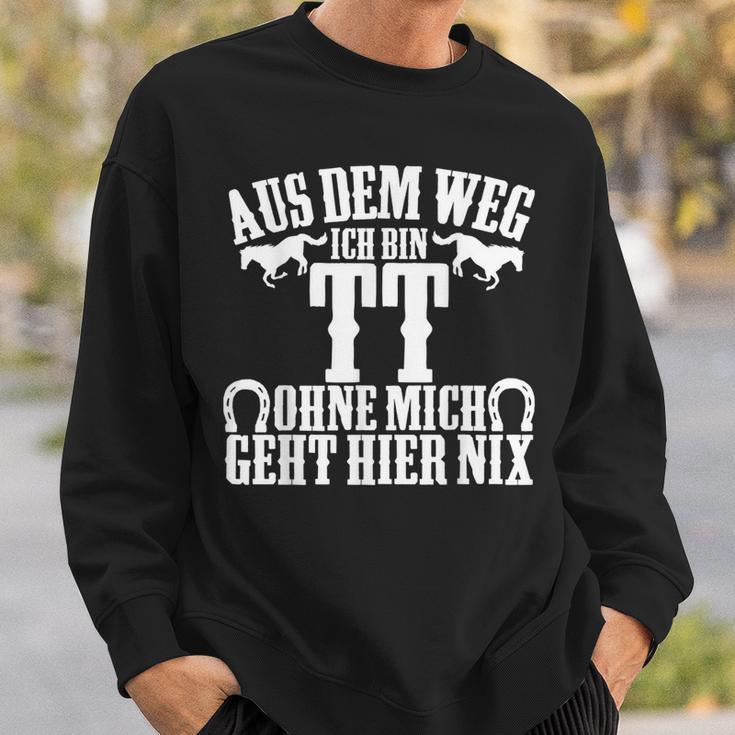 Tt Turnier Trottel Reitsport Pferd Spruch Pferdesprüche Sweatshirt Geschenke für Ihn