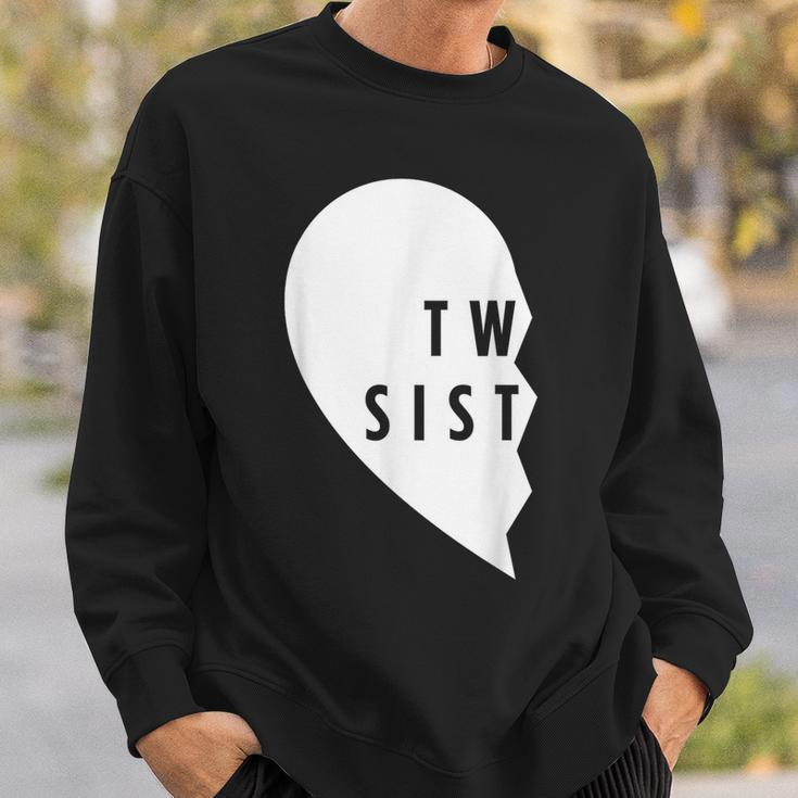 Twin Sisters Heart Half Matching Set 1 Of 2 Sweatshirt Gifts for Him