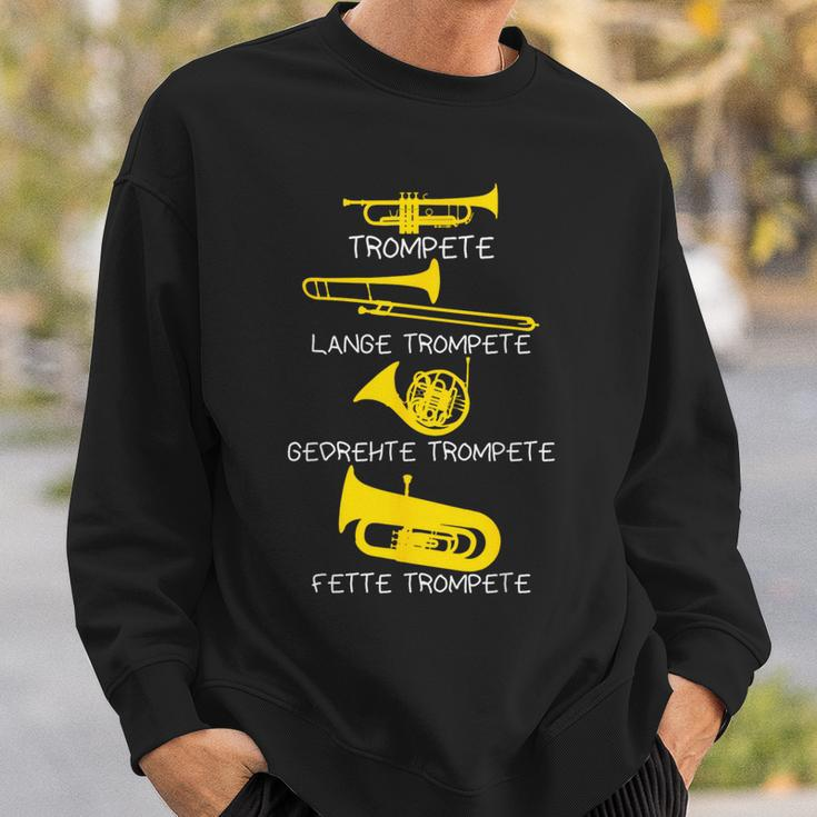 Types Of Trumpets Trumpet Trumpet Sweatshirt Geschenke für Ihn