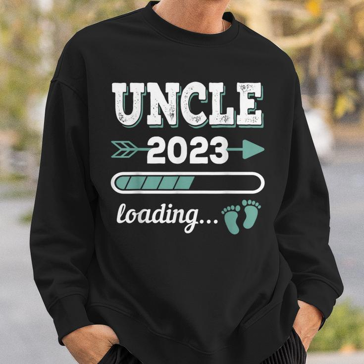 Uncle 2023 Loading Uncle-To-Be Expectant Uncle 2023 Sweatshirt Gifts for Him