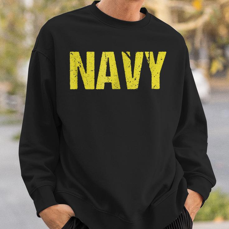 Us Navy Distressed Sweatshirt Gifts for Him