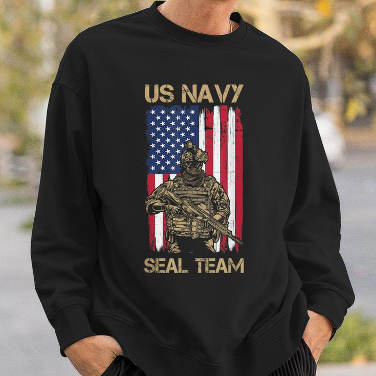Us Navy Seals Team Proud American Flag Original Sweatshirt Gifts for Him