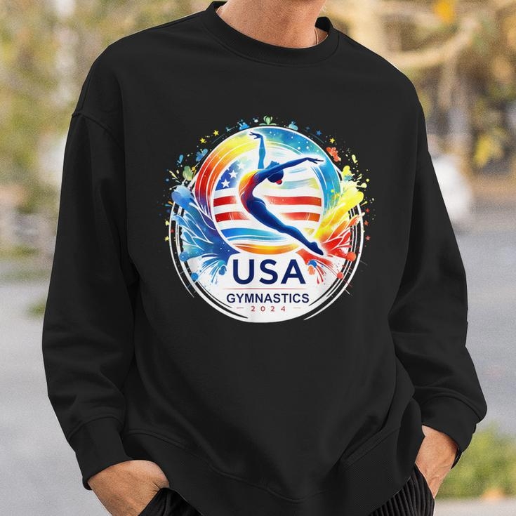 Usa 2024 Games United States Gymnastics America 2024 Usa Sweatshirt Gifts for Him