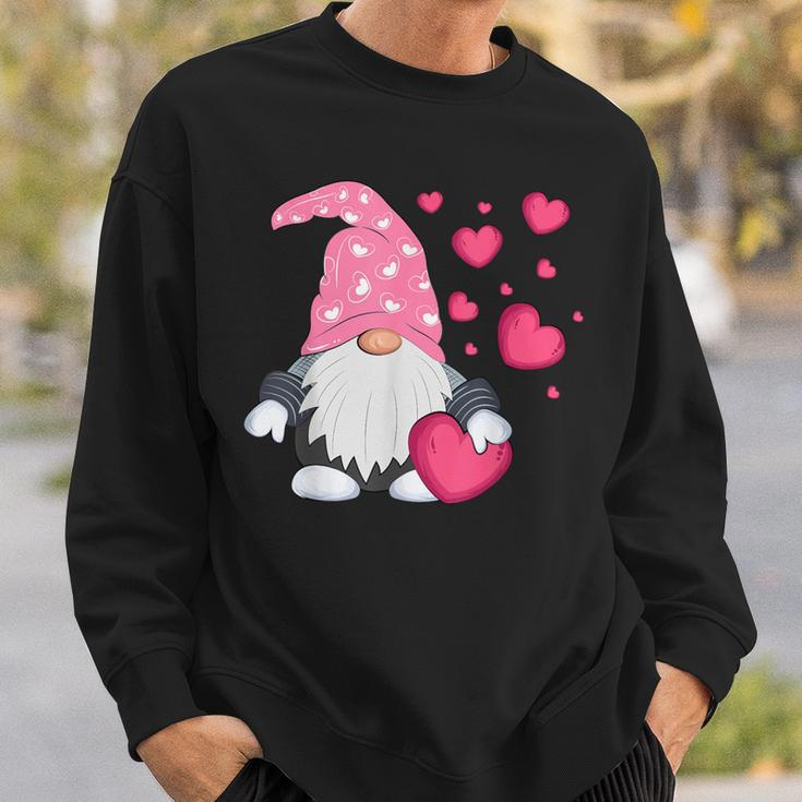 Valentine's Day Gnome Love Holding Red Heart Sweatshirt Gifts for Him