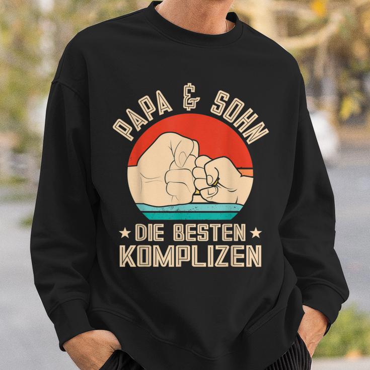 Vater Papa Sohn Sweatshirt Geschenke für Ihn